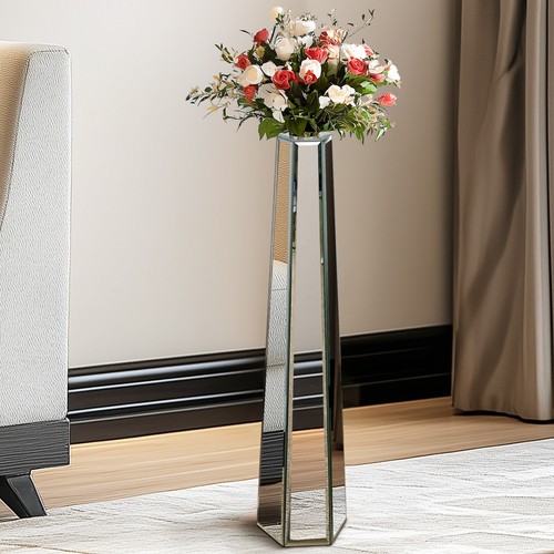 Inch tall silver glass - inch,